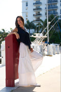 Nylon Big Pocket Pants - White