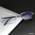 Smart Glasses with Automatic Adjustment Magnifying Reading Glasses Progressive Multifocus Anti-blue Light Eyewear +1-+7