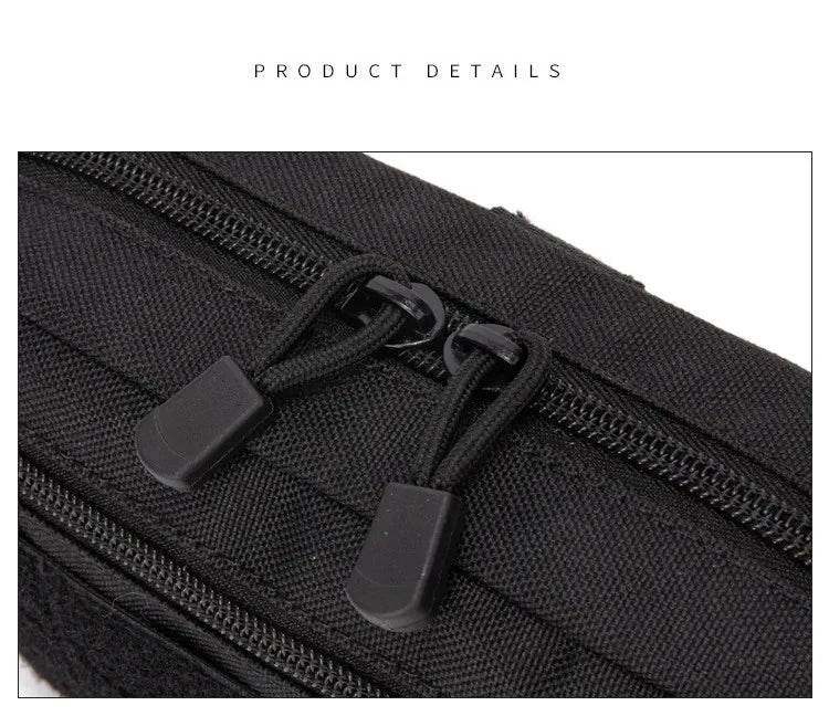Tactical 1000D Laser Cut Molle Pouche Compact Water-Resistant Utility Admin Bag for Backpack Vest Duty Belt Hunting Accessory