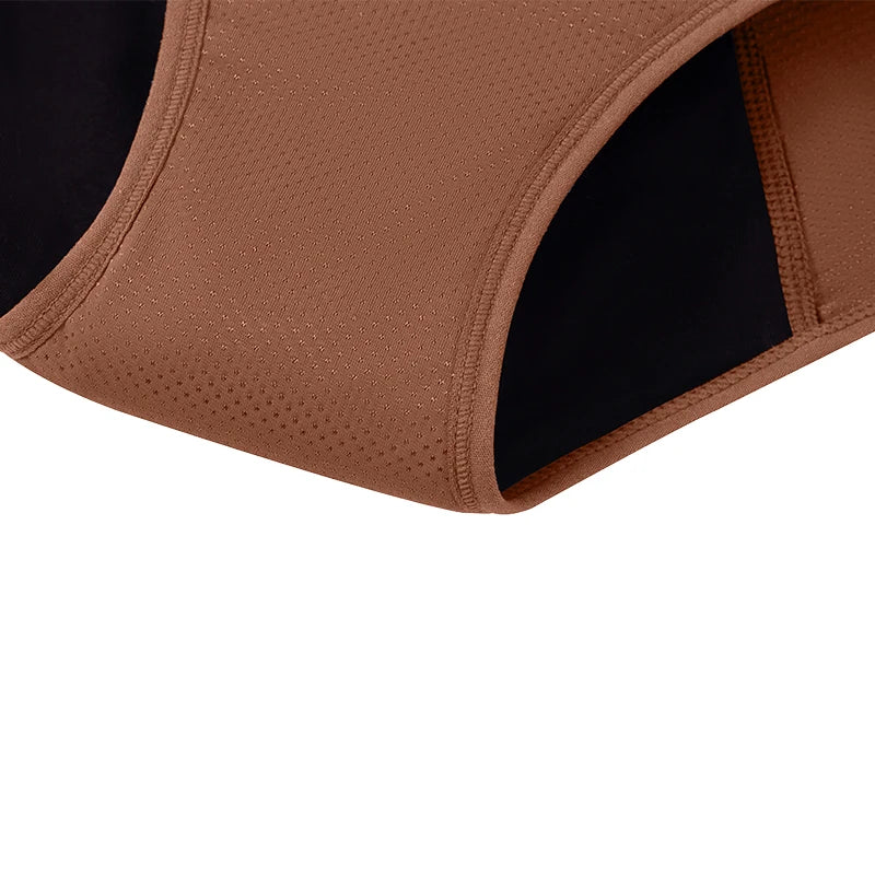 3Layers Leakproof High Waist Breathable Women Menstural Period Panties Incontinence Underwear